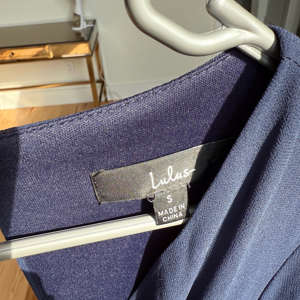 Elegant Navy Blue Maxi Dress lulus - Picture 5 of 5